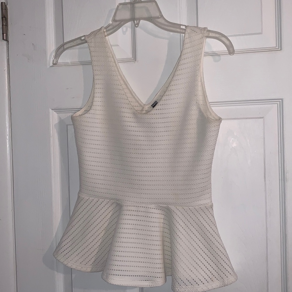 White peplum top Nordstrom